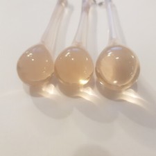 X3  Antiche MURANO GOCCE ROSA