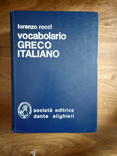 Vocabolario greco italiano - vocabolario,