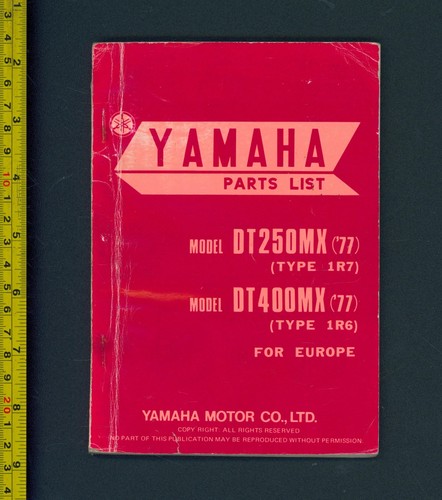 Yamaha dt400mx dt250mx - yamaha,