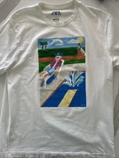 T-shirt Zara x Wes uomo grande