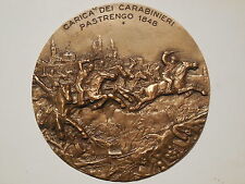 Grande Targa Carica Carabinieri a Pastrengo 1848 14 cm