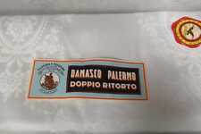 TESSUTO FIANDRA PURO COTONE DAMASCATO AL METRO PER MATERASSI GULI' PALERMO H 100