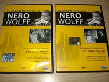DVD LE GRANDI INCHIESTE DI NERO WOLFE CIRCUITO CHIUSO PUNTATE 1 E 2 DE LUCA PISU