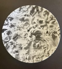 LTD ED BERNARDAUD LIMOGES X RUDOLF STINGEL PIATTO PORCELLANA NUOVO CON SCATOLA 26 cm