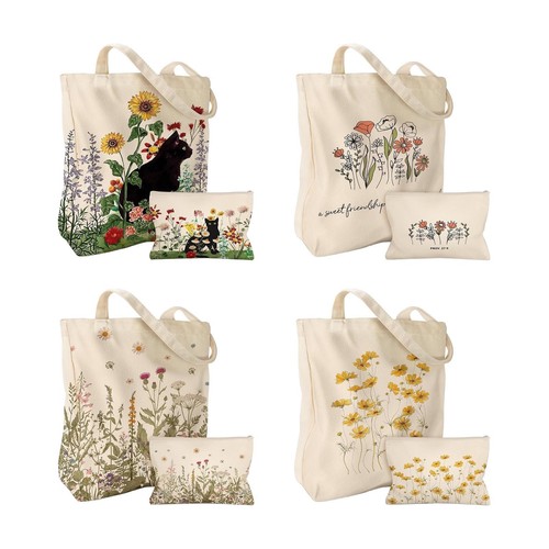 Borsa tote tela con - in,
