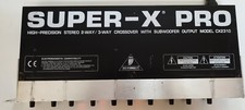 Behringer Super-X PRO CX2310 High Precision Stereo 2-Way Crossover Working F/S