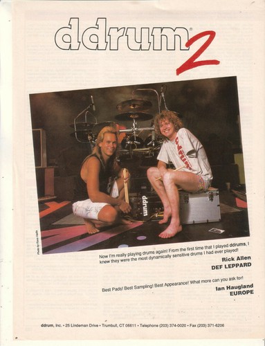 Pubblicità def leppard rick - leppard,