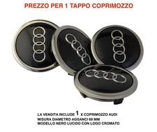 copri mozzo tappi coprimozzo 69 mm per cerchi in lega audi a4 a3 a1 a6 q5 q3 tt