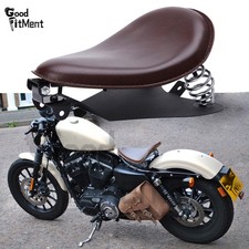 Sedile singolo moto marrone