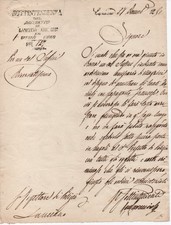 documento antico 27/.../1851