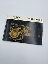 Bolex H16 Reflex Istruzioni per l'uso 