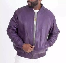 Giubbotto uomo viola - , oversize