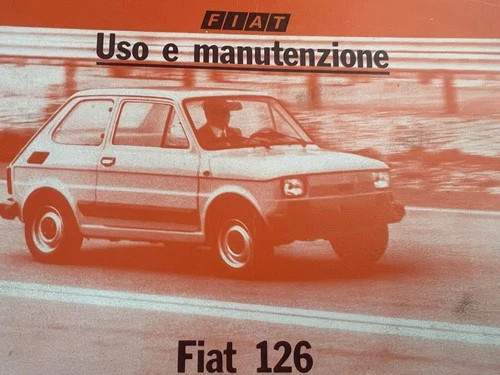 Fiat 126 libretto auto - 126,