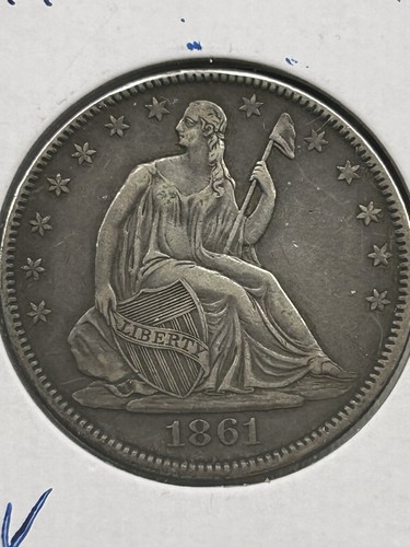 Splendida moneta 1861 - , seduta