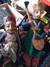 Coppia Di Marionette Kathputli