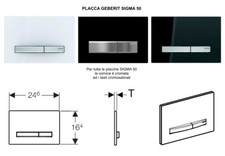 PLACCA GEBERIT SIGMA 50 2
