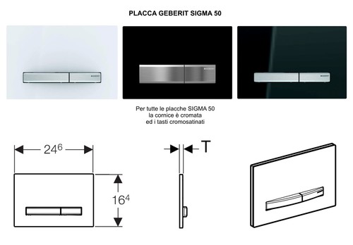 Placca geberit sigma - placca, 2