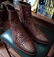 STIVALETTI PITONE - (COME) NUOVI (MAI USATI) - N 41 - NEW PYTHON BOOTS