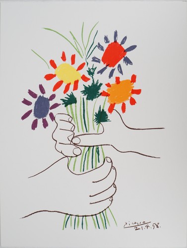 Pablo picasso bouquet - le,
