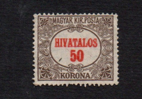 Ungheria 1921 servizi - 1921-23, mnh