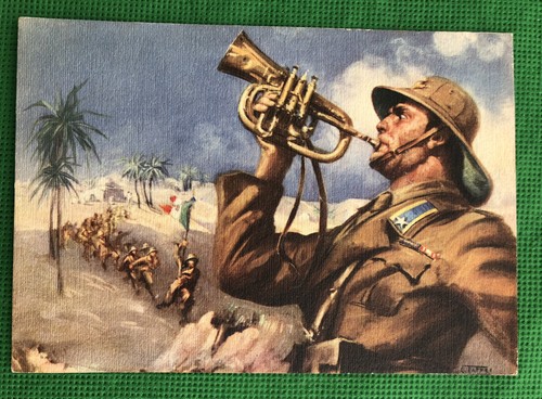 Cartolina militare libia - cartolina,