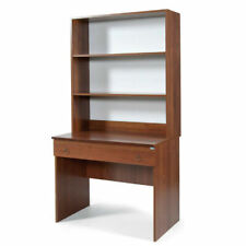 Scrivania ufficio porta computer con libreria e cassetto Scrivanie pc noce italy