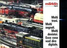 Modellismo Ferrovia catalogo treni Marklin digital 1986 87 6 pagine