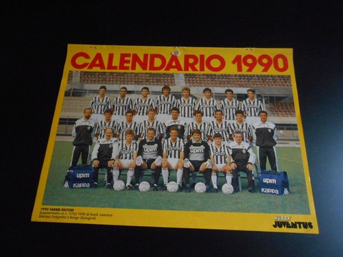 Calendario juventus 1990 - f.c.,