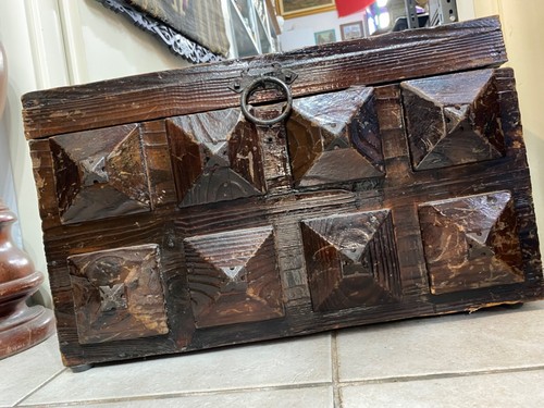 Antico baule forziere - baule, da