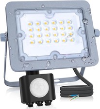 AIGOSTAR FARETTO LED SENSORE DI MOVIMENTO 20W 4000K NATURALE IP65 ULTRASOTTILE