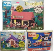 DISNEYLAND Plastic City Italocremona 605 635 Costruzioni Disney NO LEGO 1980