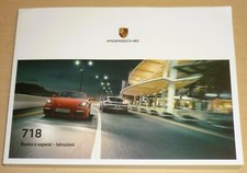 uso manutenzione Porsche 718