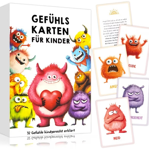 Carte emotive per bambini 32 - per,