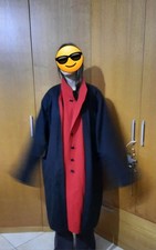 Cappotto lungo verdone e rosso