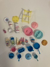 Lotto Accessori Barbie Anni 80 Cucina