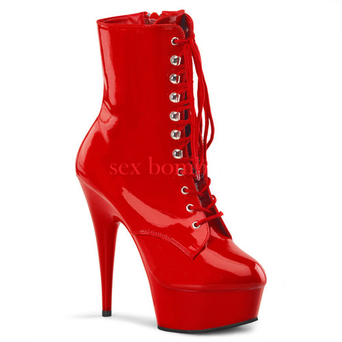 Stivaletti tacco rosso - 15,