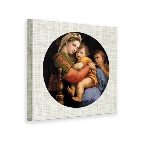 Riproduzione tela madonna - su,