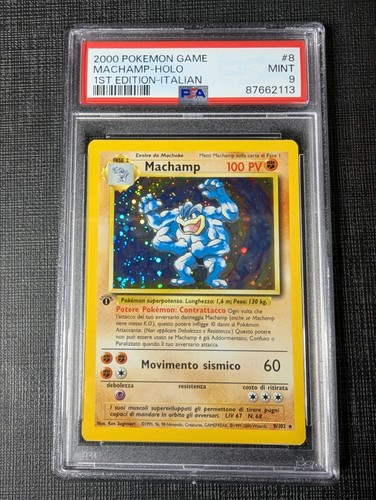 Psa machamp holo 1st prima - psa, 9