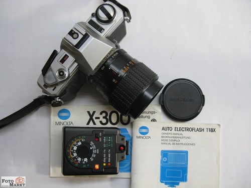 Minolta 300 reflex 35mm - reflex, con