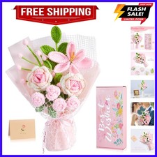 Mazzo di fiori all'uncinetto