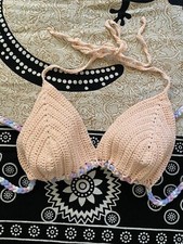HANDMADE bikini uncinetto crochet costume da bagno Misura Come Da Foto