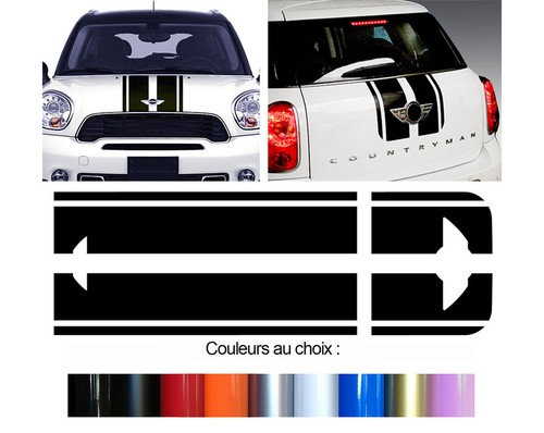 Bandes capot pour mini - x,