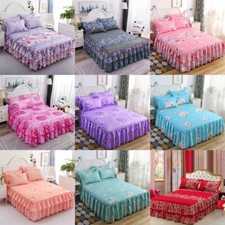 3PCS Lenzuolo Piatto Fiori