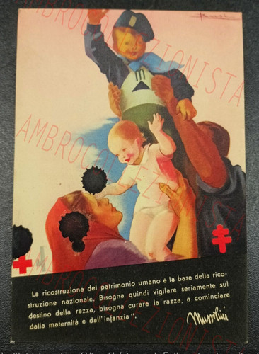 Cartolina giovane balilla - giovane,