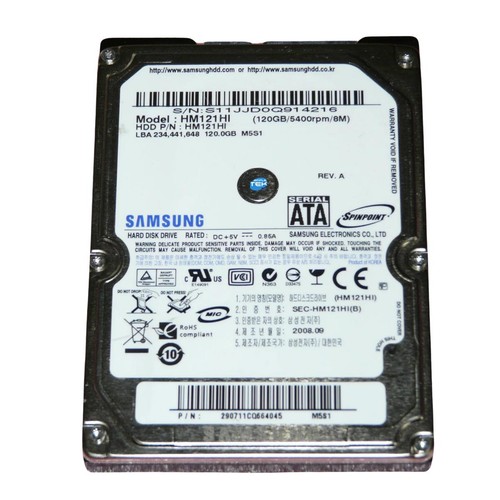 Samsung hm121hi hard disk - hard,