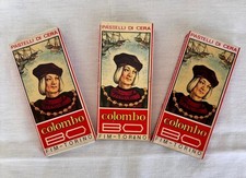 BO FIM TORINO PASTELLI DI CERA COLOMBO 1950 1960 Lotto 3 Confezioni Nos  Epoca