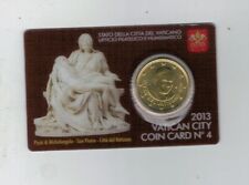 COIN CARD N° 4/2013 50 CENT.  FDC PAPA  RATZINGER CITTA DEL VATICANO - NUOVA