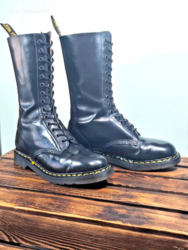 Stivali neri martens - stivali,