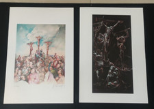 STAMPE 8 CROCIFISSIONI CERINO CONTINELLI D'ATTELLIS ORIENTE PAGLIONE PERRINO