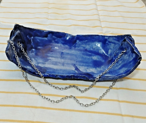 Vassoio manufatto blu - , con